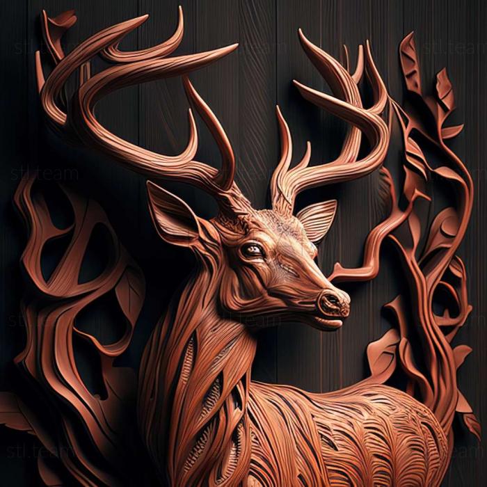 3D model Deer (STL)